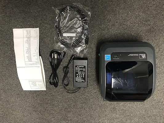 Zebra GX420d Ethernet Printer GX42-202410-000 W/New Adapter, Power, USB Cables & Print (Renewed)