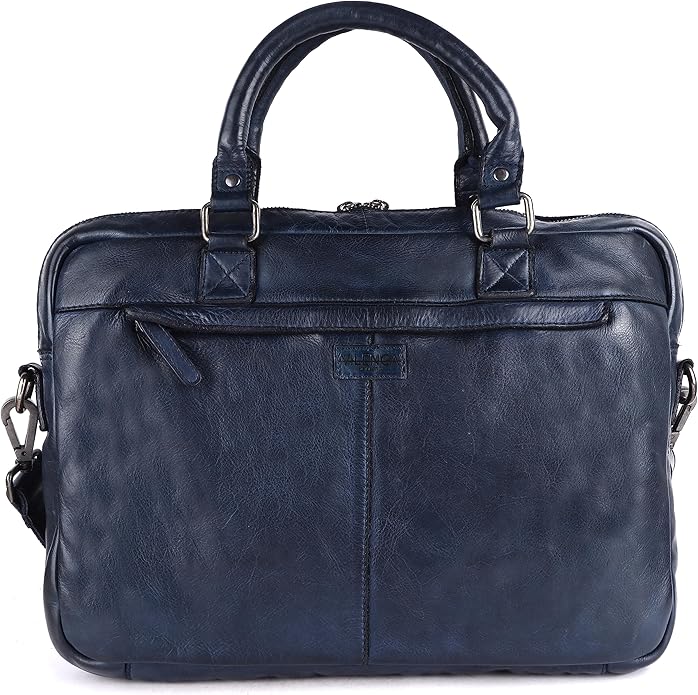 Genuine Leather Laptop Bag For Men 15 Inch, Messenger Bag For Women