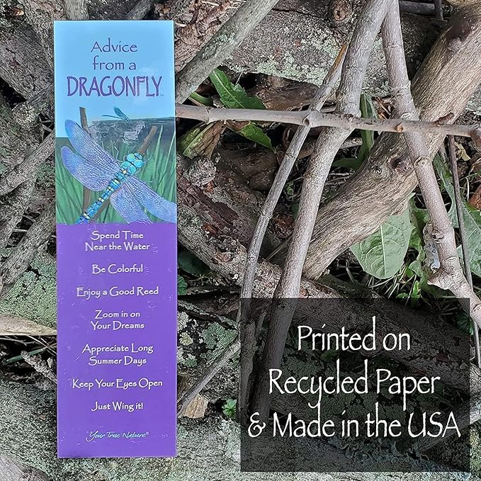 Advice from Nature 3 Bookmark Small Predator Set, Laminated with Glossy Finish, Printed on Recycled Paper - Bobcat, Fox, Coyote (AMBM-SMPRED)