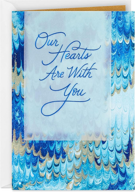 Hallmark Sympathy Card from Both or From All (Our Hearts Are With You) (5RZB2133)