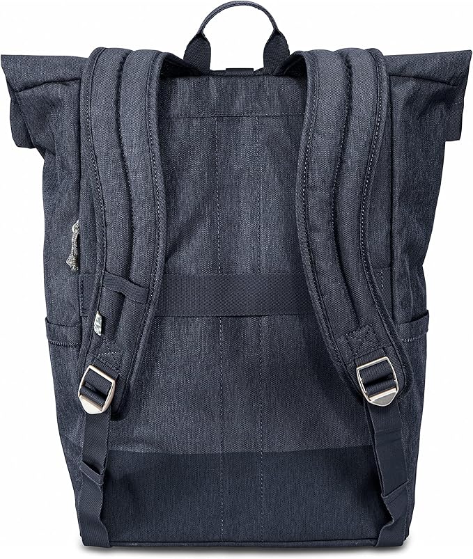 Skyway Luggage Rainier Rolltop Commuter Casual Daypack for Work or Hiking, Eco-Friendly, Made of 100% rPET Travel Laptop Bag for Women & Men, 20L, Tahoe Blue