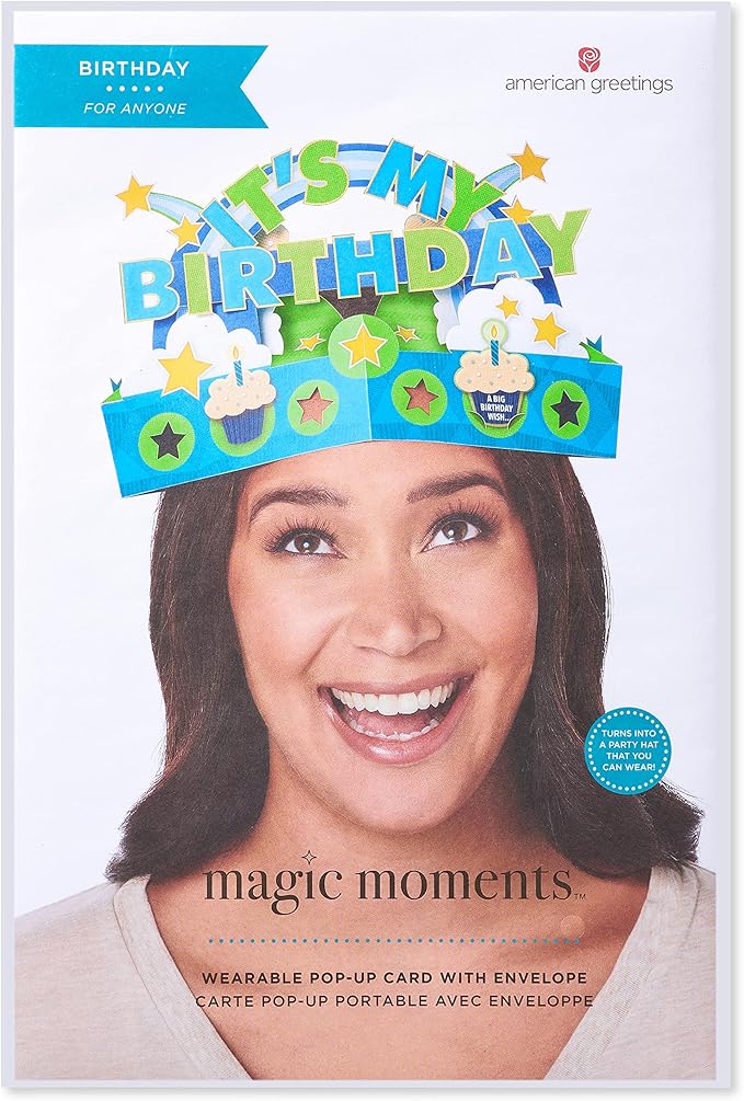 American Greetings Wearable Birthday Crown (Big Birthday Wish)