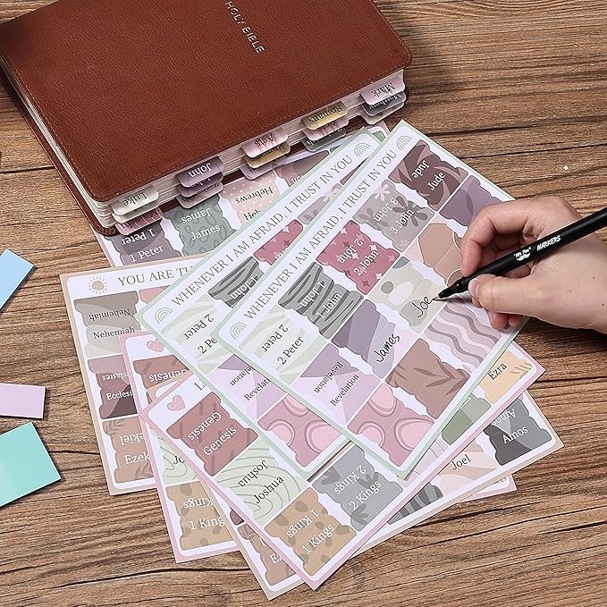 Mr. Pen- Bible Journaling Kit, Bible Study Supplies, No Bleed Bible Highlighters and Pens No Bleed, Bible Pens, Bible Journaling Kit for Gift, Bible Study Tools, Easter Gift