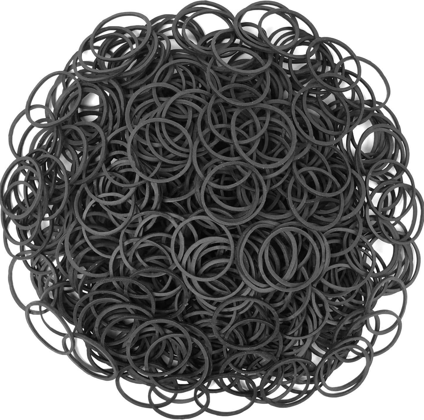Rubber Bands Size #10 Black 760pcs Elastic Rubber Band size10 1inch Small Rubber Bands for Office Supplies Home
