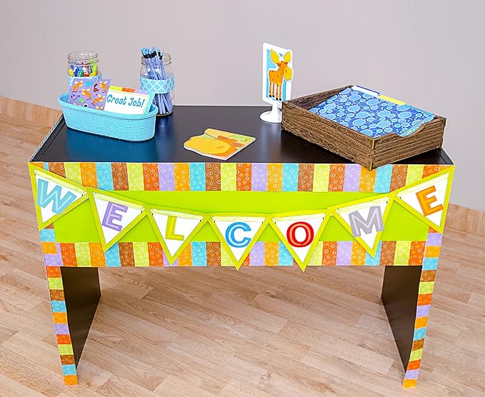 Carson Dellosa 76 pc Modern Decor Bulletin Board Letters Pack, Colorful Letters, Numbers, Symbols, and Punctuation Cutout (Pack of 2)