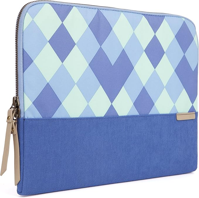 STM Grace, Women's Laptop Sleeve for 13-Inch MacBooks and Ultrabooks - Blue Diamonds (stm-114-106M-19)