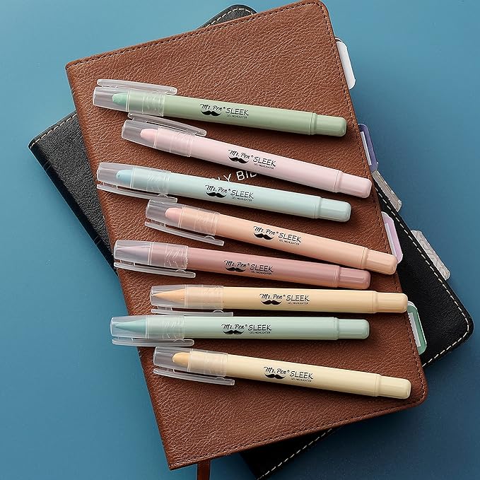 Mr. Pen- Gel Highlighter Set, 16 Pack, Assorted Colors, Bible Highlighters No Bleed Gift Set, No Bleed Highlighters, Bible Highlighter, Gel Highlighters for Bibles