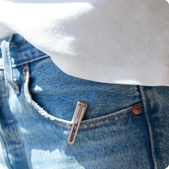 U Brands Catalina Felt Tip Pens, Set of 3, Classic Designs with Rose Gold Hardware, Medium (0.7 mm) Point, Black Ink