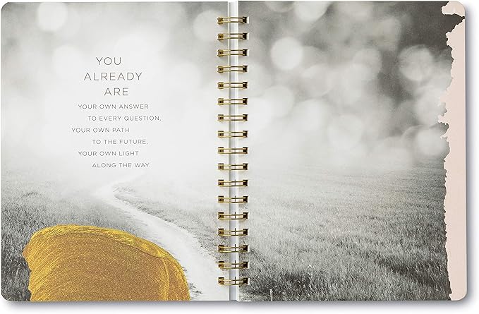 Compendium Spiral Notebook - You are here to do incredible things… — A Designer Spiral Notebook with 192 Lined Pages, College Ruled, 7.5”W x 9.25”H