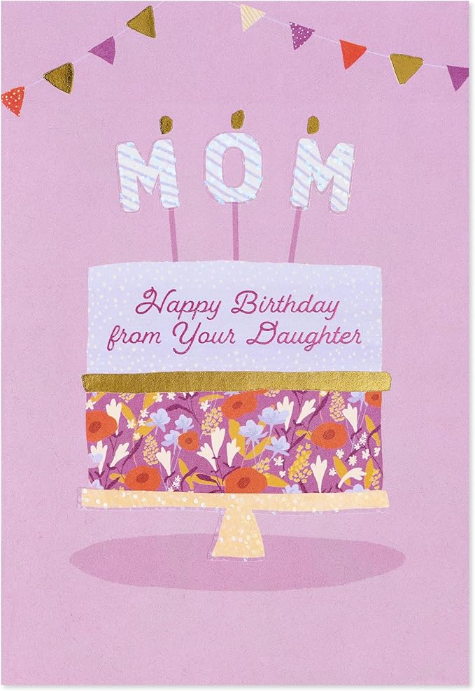 American Greetings Mom Birthday Card from Daughter (A Wonderful Mom)