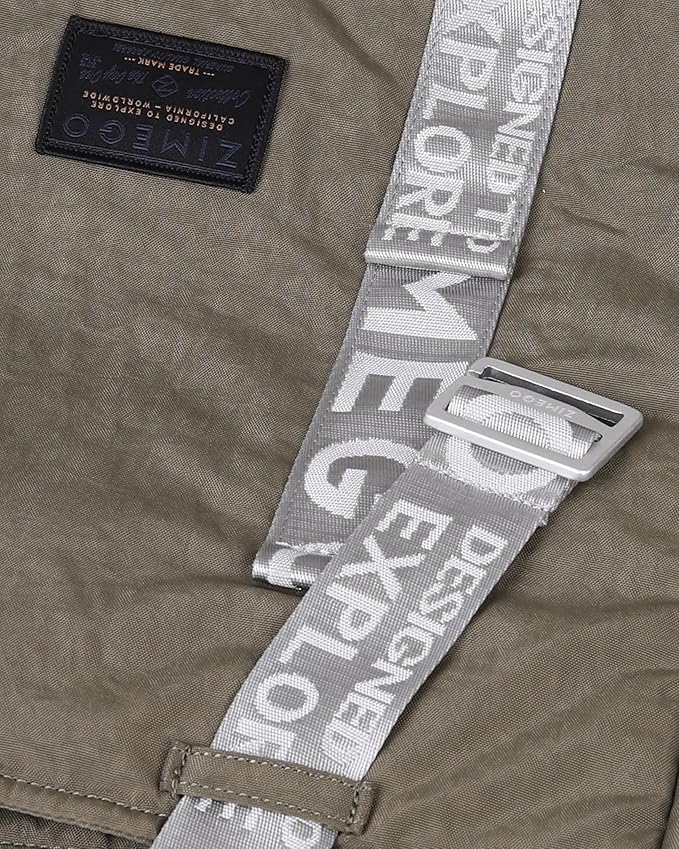 ZIMEGO Unisex Two-Tone Gym Tote Bag - Stylish Everyday Travel Tote with Double Top Handles