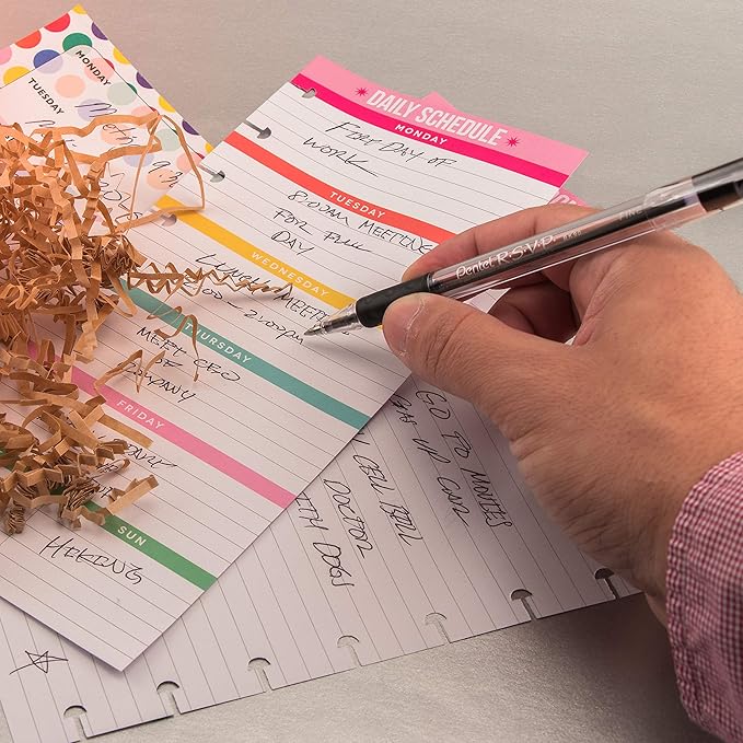 Pentel R.S.V.P. Ballpoint Pen, 0.7mm Fine Tip, Green Ink, Box of 12 (BK90-D)