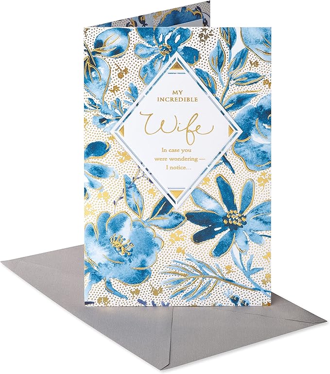 American Greetings Anniversary Card for Wife (I Notice)