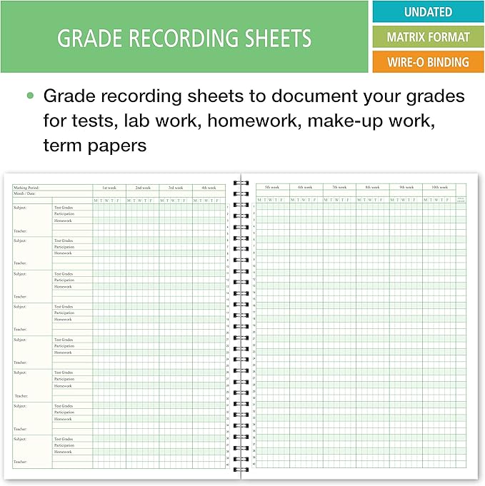 Undated Student Organizer for Middle School (SO-8) - KL-5KF3-CI7Y