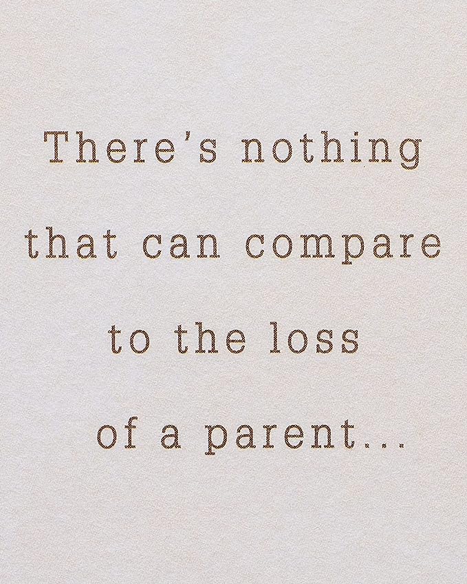 American Greetings Sympathy Card for Loss of Father (Nothing Can Compare)