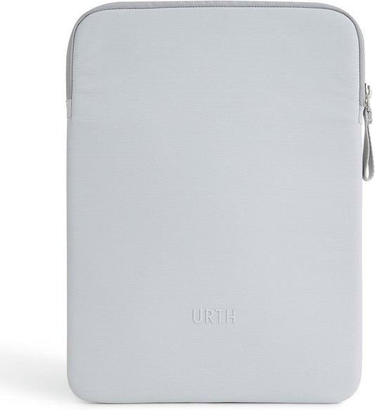 Urth Naos Laptop Sleeve - 15-16 Inch Padded, Water Resistant, Recycled Laptop Case Compatible with MacBook Air/Pro in Ash Grey