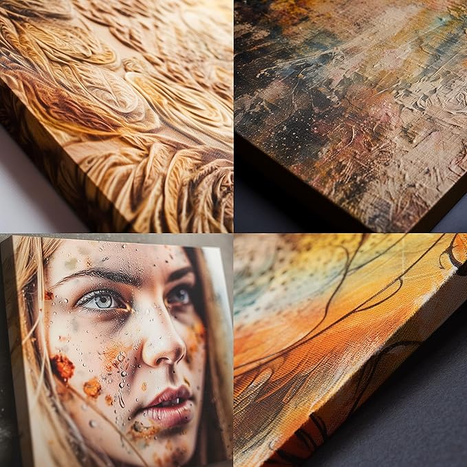 Premium Cotton Matte Canvas Roll, Quick Dry, Wide Format Inkjet Printer Compatible, Perfect for Fine Art, Photography, Giclée Printing, Archival Quality Prints. (24''x 66' 420gsm Poly-Cotton 2Rolls)