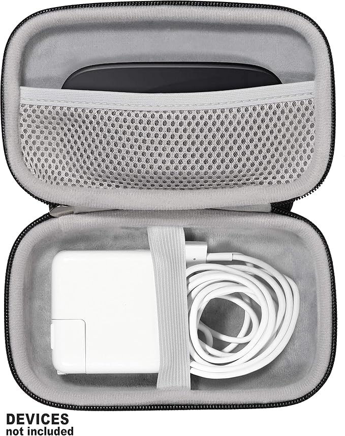 MacBook Magic Mouse and Charger All in one Case for MacBook, MacBook Pro, Air Charger 45W/60W/100W MagSafe 1/2, Magic Mouse 1/2, Lightning Cord, USB Hub, Type C Hub