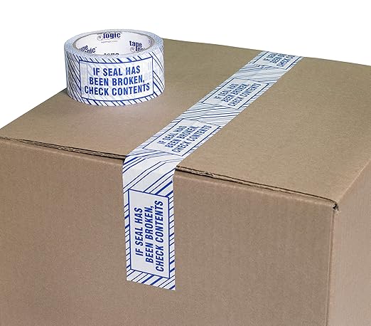 Aviditi Tape Logic, "If Seal Has Been" Printed Security Packing Tape, 3 Inch x 110 Yards, 2.5 Mil Thick, for Identification of Tampered Packages (6 Rolls)