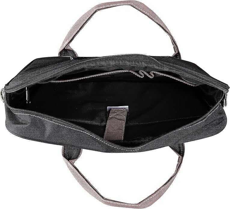 LOREM Leather Messenger Shoulder Bag Travel Crossbody Purse Briefcase Business Bag for 12Inch Laptop