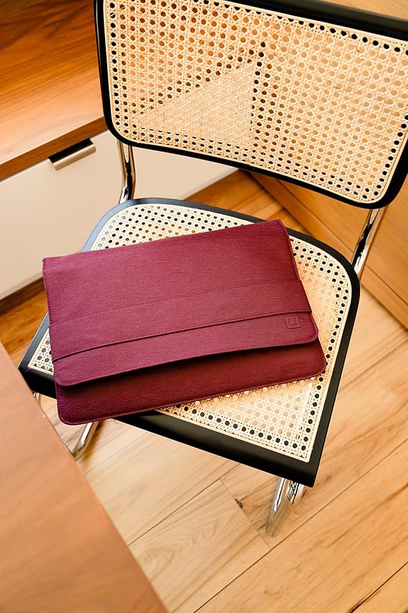 [U] by UAG Mouve 16-inch Laptop Sleeve Sleek & Modern Padded Protective Carrying Case Snug Tailor Fit, up to 16-inch Devices, Compatible with MacBook Pro, Aubergine