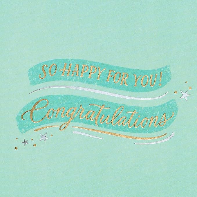 American Greetings Religious Congratulations Card (Happy for You)