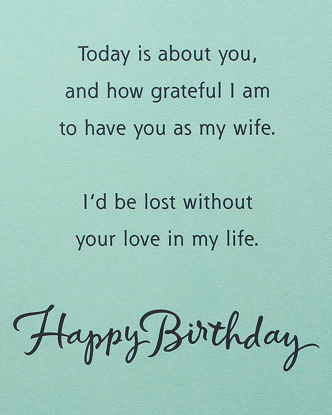 American Greetings Birthday Card for Wife (My Incredible Wife)
