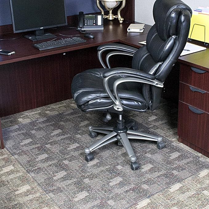 Dimex Office Chair Mat for Low Pile Carpet, 46" x 60", Clear