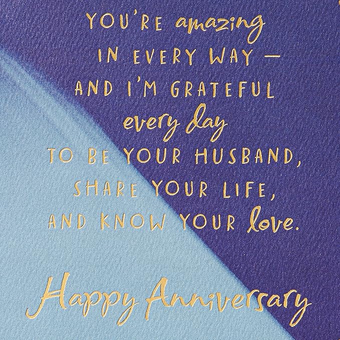 American Greetings Anniversary Card for Husband from Husband (Know Your Love)