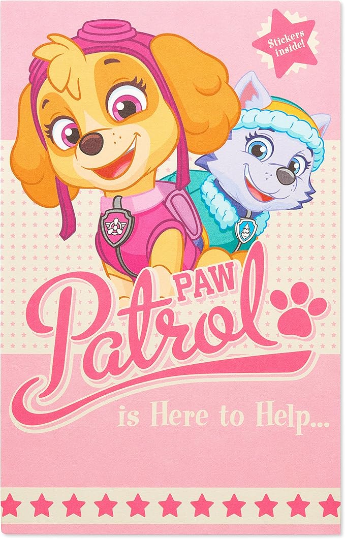 American Greetings Birthday Card for Kids (Paw Patrol)