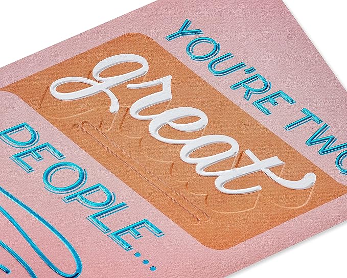 American Greetings Anniversary Card for Couple (Great People)
