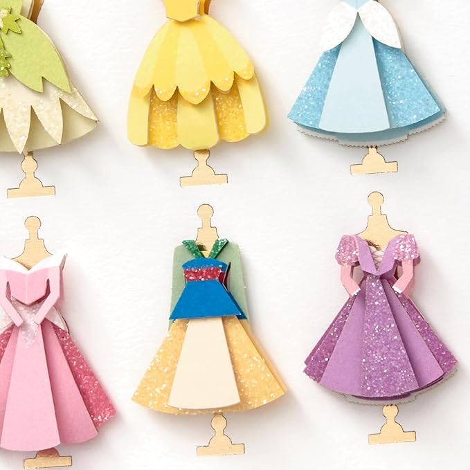 Hallmark Signature Blank Card (Disney Princess Dresses)
