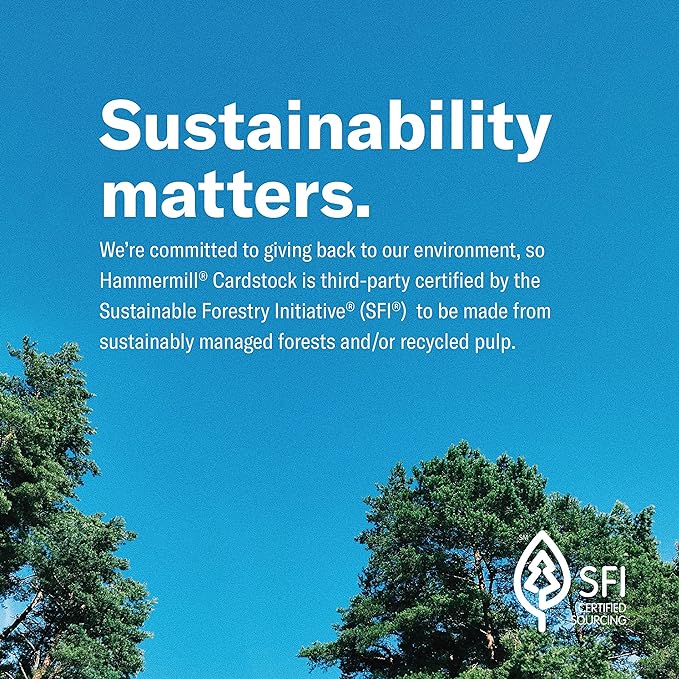 Hammermill Colored Paper, 24 lb Blue Printer Paper, 8.5 x 11-1 Ream (500 Sheets) - Made in the USA, Pastel Paper, 103671R