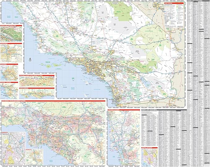 Rand McNally Easy to Read: California State Map