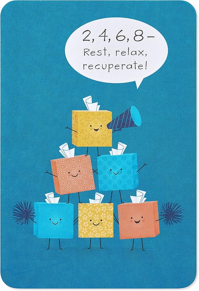 American Greetings Get Well Soon Card (Rest, Relax, Recuperate)