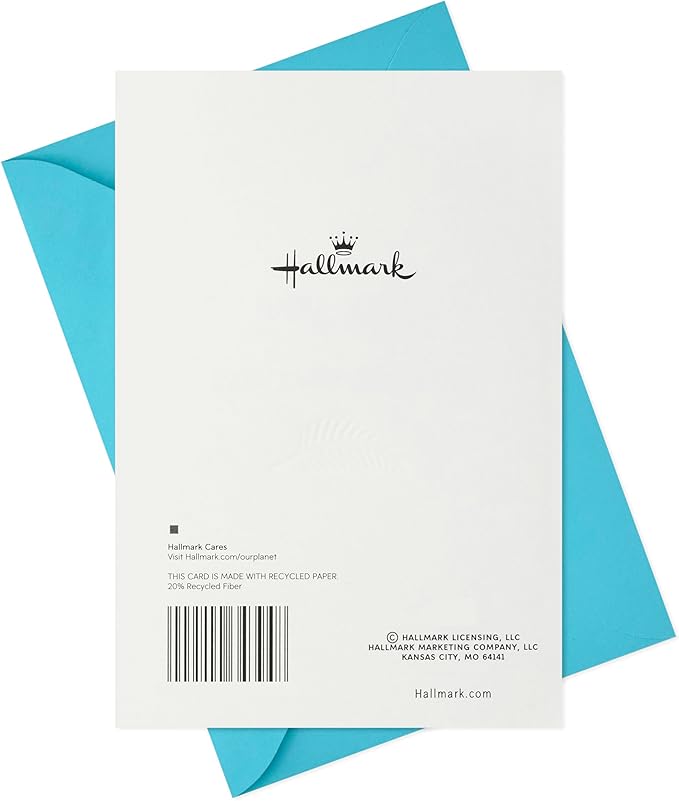 Hallmark Congratulations Card or Graduation Card (Fern Pattern)