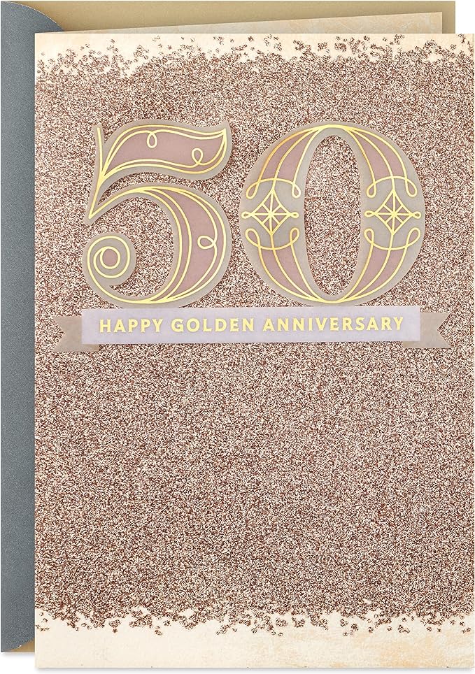 Hallmark 50th Anniversary Card (Golden Anniversary)