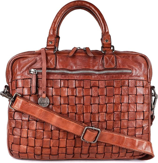 Genuine Leather Laptop Bag For Men 15 Inch, Messenger Bag For Women