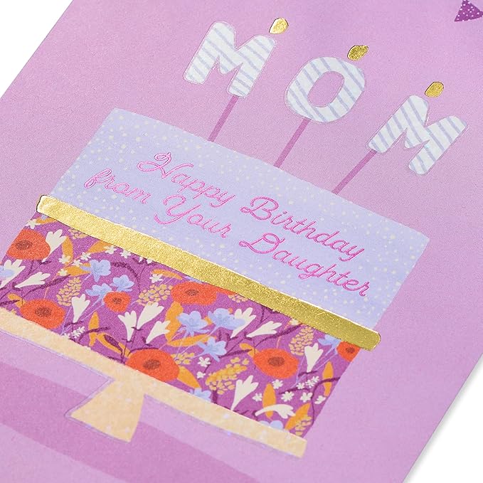 American Greetings Mom Birthday Card from Daughter (A Wonderful Mom)