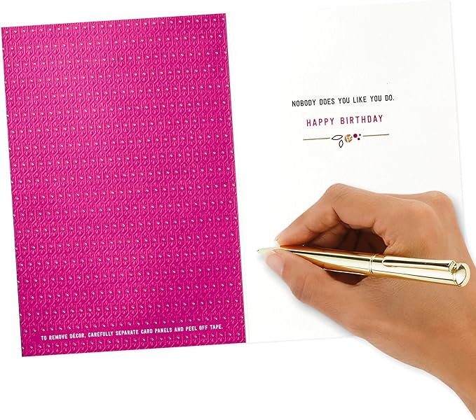 Hallmark Signature Birthday Card for Her (Sassy and Classy Flag)