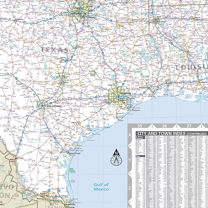 Rand McNally Easy to Read: Central United States Folded Map
