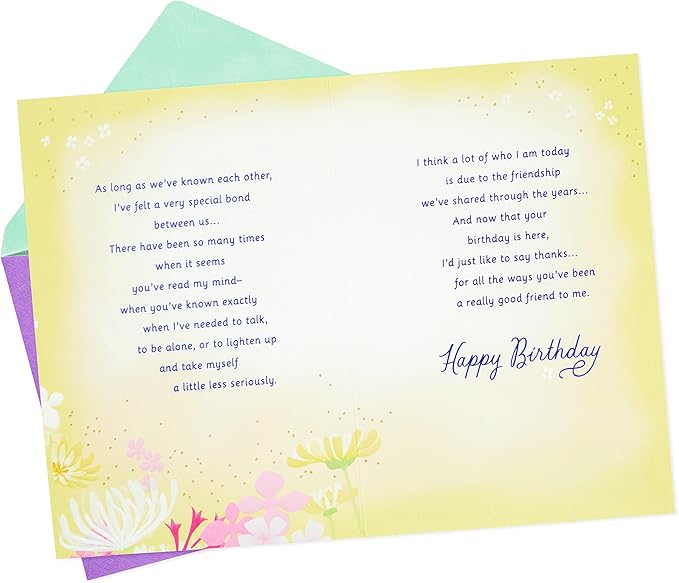 Hallmark Birthday Card for Friend (Special Bond)