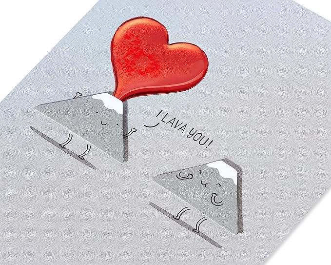 Papyrus Romantic Valentines Day Card (I Could Explode)