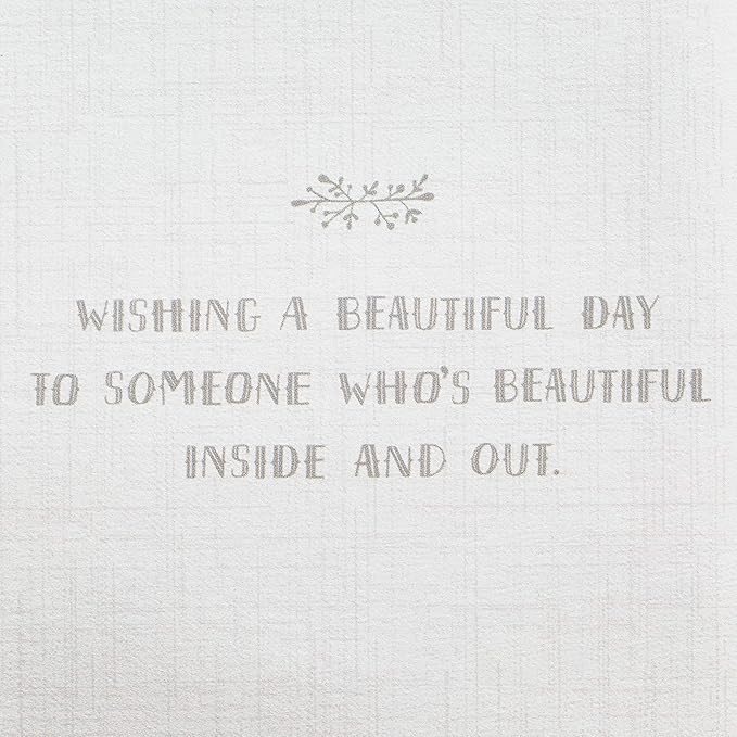 Hallmark Signature Mother's Day Card (Beautiful Inside and Out)